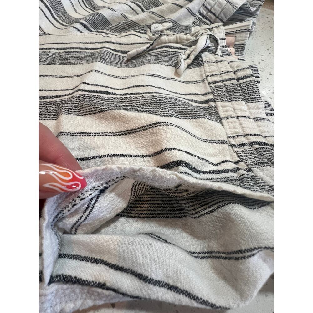 PER SE LINEN BLEND STRIPED CAPRI PANTS WOMENS SIZE 1X - Picture 5 of 7